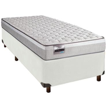 Imagem de Cama Box + Colchão Solteiro Molas Ensacadas Hanover Inducol