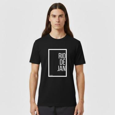 Imagem de Camiseta Masculina Algodão Premium Skate Surf Praia Streetwear RIO DE JANEIRO-Masculino