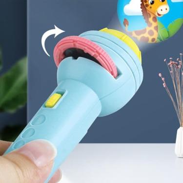 Imagem de Generic Brinquedo de Lanterna de Projetor de Ciências Educacionais Com Padrões de Animais Fofos, Fácil de Usar, Presente Ideal de Aniversário e Natal para Crianças (#17)