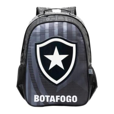 Imagem de Mochila De Costas Infantil Botafogo Escolar Clube Futebol Cor:Preto, P