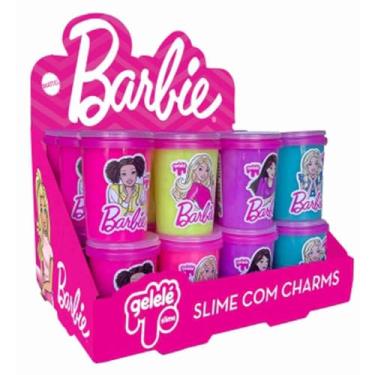 Imagem de Slime Gelelé, Doce Brinquedo, Barbie, Pote 180 Gramas, Sortido, Display com 24
