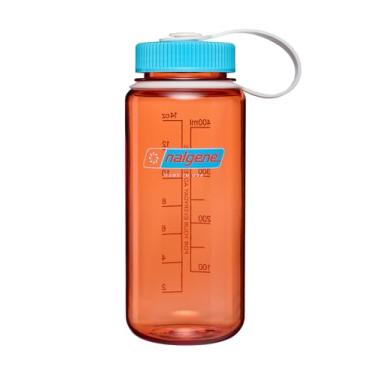 Imagem de Nalgene Garrafa de água Sustain Tritan livre de BPA feita com material derivado de 50% de resíduos de plástico (usando equilíbrio de massa certificado ISCC), 473 ml, boca larga, emoção e movimento
