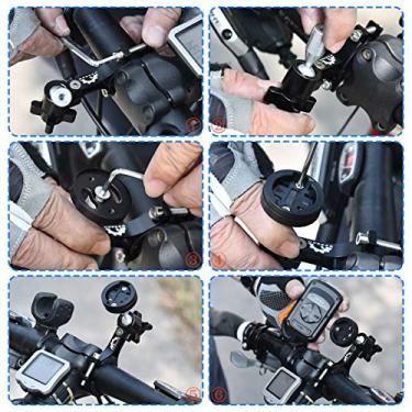 Imagem de CUOFYUNL Suporte para montagem em câmera de computador frontal para bicicleta esportiva Suporte para câmera de bicicleta Suporte para guiador Barra de substituição para montagem