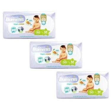 Imagem de Fralda Capricho Bummis Hiper 3 Pacotes Tamanho M Com 50 Unidades Cada 