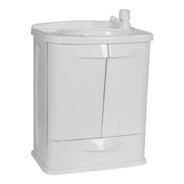 Imagem de Gabinete Plástico Banheiro Lavável 100% PVC Gab-Fit - Gab5*Br1