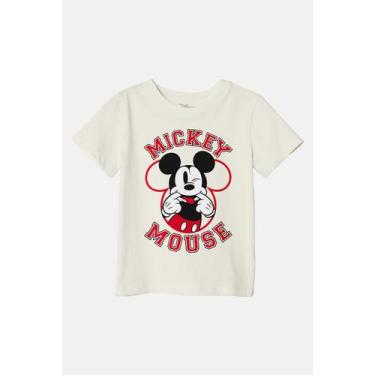 Imagem de Camiseta Infantil Disney Mickey Mouse Sorriso - Piticas, 14, Off white