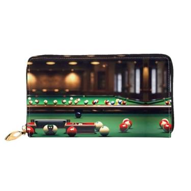 Imagem de XLLingL Carteiras de cartão de crédito impressas, bolsas longas de couro femininas, carteiras com zíper, carteira de viagem simples