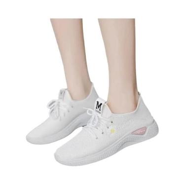 Imagem de Tênis Casuais Femininos Leves E Respiráveis Com Sola Macia E Confortáv