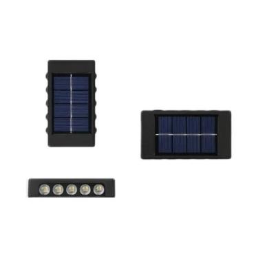 Imagem de Luz De Parede Solar À Prova d'Água Para Exterior, Lâmpada Decorativa D