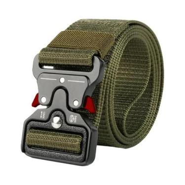 Imagem de Cinto Tático Masculino Com Fivela Simétrica De Liberação Rápida Em Fib