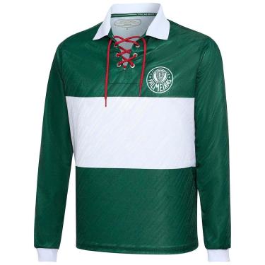 Imagem de Camisa Palmeiras Retrô 1996 Manga Longa Masculina-Masculino
