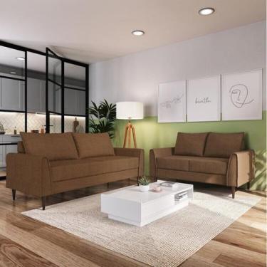 Imagem de Conjunto Sofá 2 e 3 Lugares Bipartido Bienna - KF Estofados