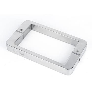 Imagem de Puxador de porta de vidro com acabamento polido completo, botão de porta de chuveiro resistente com acessórios de casa de banho, preto, branco e branco