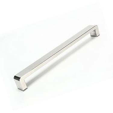 Imagem de BAZAC Manípulo de porta sobresselente com acessórios de casa de banho, divisória de chuveiro, puxador de porta de vidro, puxador tubular para porta de celeiro, cor branca