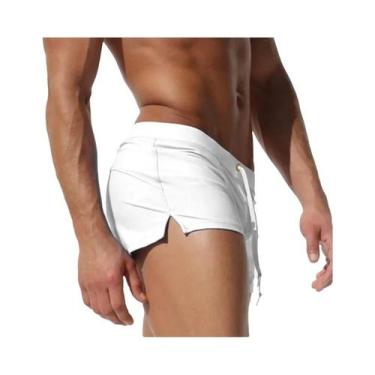 Imagem de Sunga De Praia Masculina De Secagem Rápida, 10 Cores, Design Com Bolso