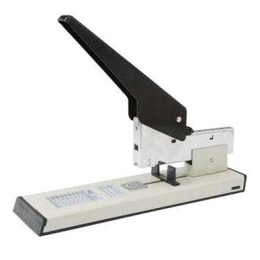 Imagem de Grampeador Profissional Reforçado Até 100 Folhas Para Mesa Bancada E Escritório