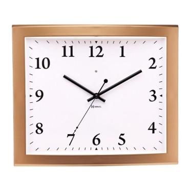 Imagem de Relógio De Parede Herweg Com Iluminação Dourado Fosco 6910 Único