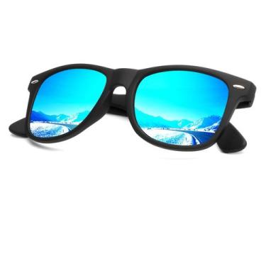 Imagem de Óculos de sol KALIYADI unissex polarizados retrô com bloqueio de UV