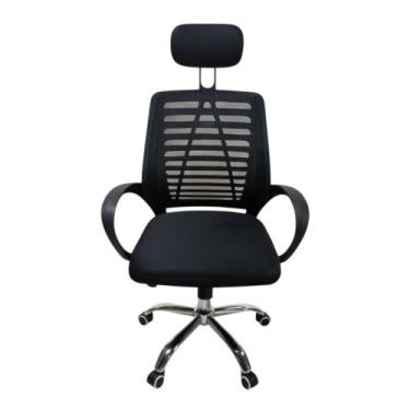 Imagem de Cadeira Escritório Ergonômica Executiva Mesh com Cabeceira Giratória B