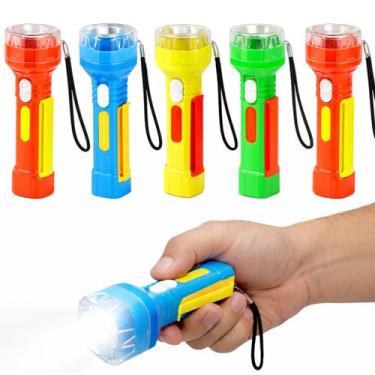 Imagem de 5 Lanternas LED Infantil Lembrancinha Festa Sacola Surpresa - Goal Kid