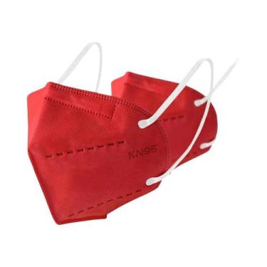 Imagem de Máscara FFP2 Preta 10-200pcs 5 Camadas Kn95 Aprovada Pelo CE Respirado