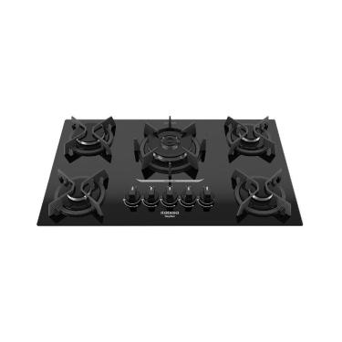 Imagem de Cooktop Itatiaia Itaplus 5 Bocas Vidro Preto Tripla Chama Bivolt (3700000494)
