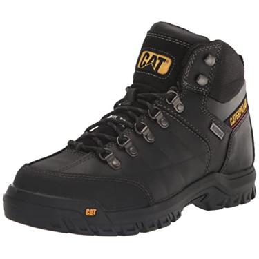 Imagem de Cat Footwear Bota masculina à prova d'água com biqueira de aço, Preto, 10