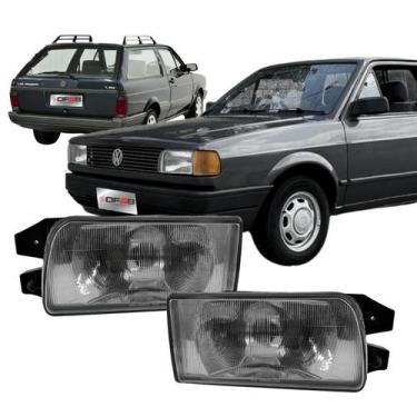 Imagem de Farol VW Gol Saveiro Parati Voyage G1 Quadrado Lente Vidro 1991 a 1997