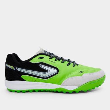 Imagem de Chuteira Society Topper Dominator Pro VI Masculina, Verde, Preto, 39