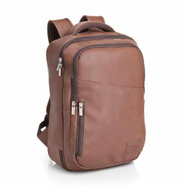 Imagem de Mochila Viagem Executiva Notebook 15.6 2 Em 1 Duomo Viccina, camel