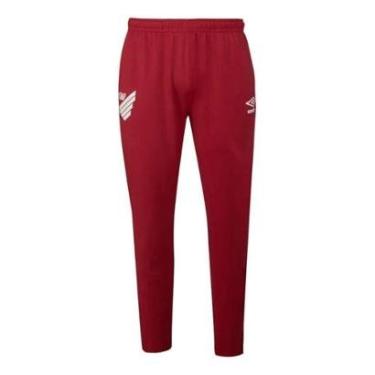 Imagem de Calça Umbro Athletico Paranaense Treino 2024/25 Masculina - Vermelho G-Masculino