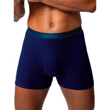 Imagem de Cueca Boxer Lupo com Abertura 660-003, Azul, M