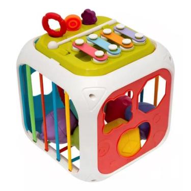 Imagem de Brinquedo Para Bebê Cubo Educativo Didático Buba Multiatividades