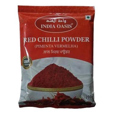 Imagem de Pimenta Vermelha Em Pó 200g Red Chilli Powder India Oasis