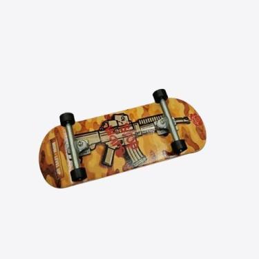 Imagem de Fingerboard "Stop Wars" 36mm Skate de Dedo Completo Profissional Truck
