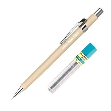 Imagem de Lapiseira P207 Cores Tradicionais Japonesas 0.7mm Kuwazomê Bege e 1 Gr