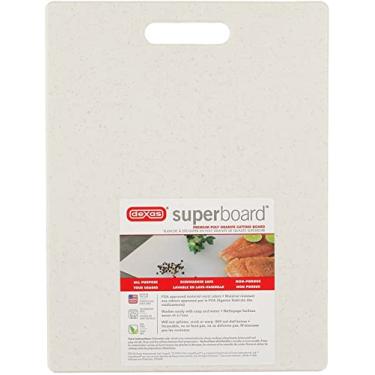 Imagem de Dexas Tábua de corte Superboard com alça, 28 x 37 cm, cor de granito de aveia