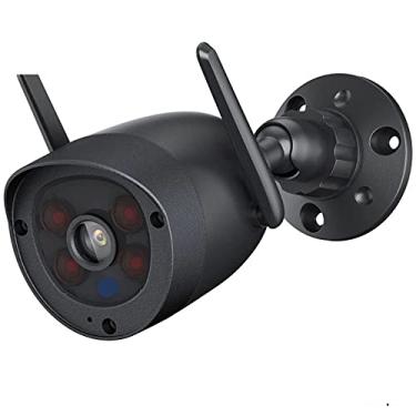Imagem de Câmera de segurança externa de 2 MP / 5 MP, câmera doméstica de vigilância IP WiFi com detecção de movimento humano, visão noturna, áudio 2 vias IP66 à prova d'água (5MP)