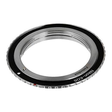 Imagem de Fotodiox Adaptador de montagem de lente compatível com lente Nikon Nikkor F Mount D/SLR para Canon EOS (EF, EF-S) Montagem D/SLR Corpo da câmera – com chip de confirmação de foco Gen10