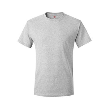 Imagem de Camiseta masculina sem etiqueta Hanes, Ash, X-Large