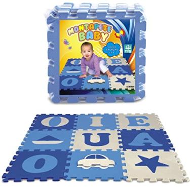 Imagem de Nig Brinquedos Tapete em EVA Baby Menino 9 Peças