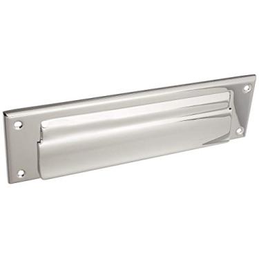 Imagem de Baldwin 0015140 Placa de caixa de letras, níquel brilhante