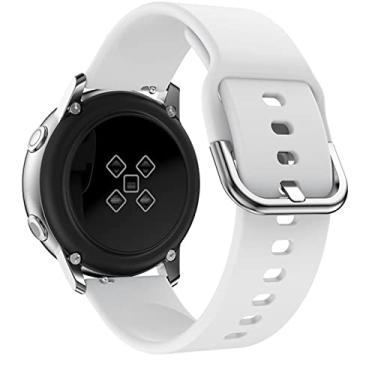 Imagem de DFAMIN Pulseira de silicone para Garmin Venu Approach S40 Forerunner 645 245 Vivoactive 4 Vivoactive 3t 20mm 22mm Pulseira de relógio universal para pulseiras de relógio Ticwatch (Cor: