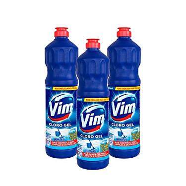 Imagem de Kit 3 Desinfetantes Vim Multiuso Cloro Gel Original 700ml