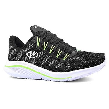 Imagem de Tênis De Caminhada Academia Runway Training Masculino Tamanho:40;Cor:Preto e Verde