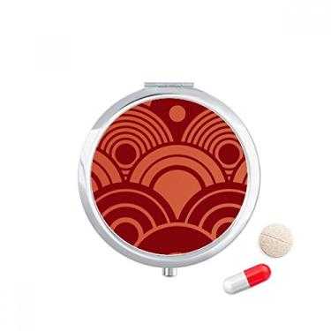 Imagem de Caixa de armazenamento de medicamentos com padrão de ondas de água chinês, estilo japonês chinês