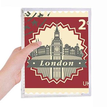 Imagem de Caderno London Big Ben, caderno britânico, folhas soltas, diário recarregável