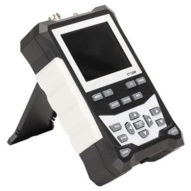 Imagem de Osciloscópio Digital Colorido Analógico, Largura de Banda de Forma de Onda de 120 MHz 3 Modos de Disparo ABS Osciloscópio Portátil TFT Preciso para Depuração de Equipamentos