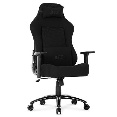 Imagem de Cadeira Gamer DT3 Gamma, ergonomica e confortável com revestimento em Tecido Max2Weave™ com Hot Press, espuma injetada, estrutura em aço tubular, braços 3D+, suporta até 140kg e altura máx. de 1,85m