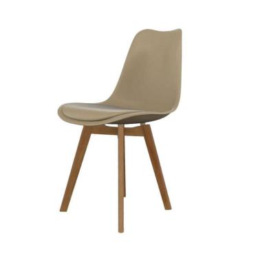 Imagem de cadeira saarinen wood nude